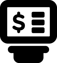 Dollar Sign On Computer Screen Sketch Style Svg Vector, Free Vectors File